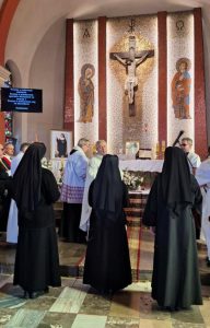 Wyrzysk - kościół 6 Wniesienie relikwii